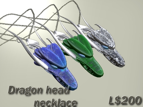 (SN)Dragon head necklace