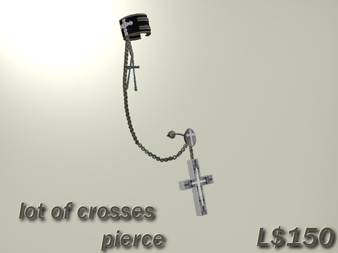 (SN)lot of crosses pierce