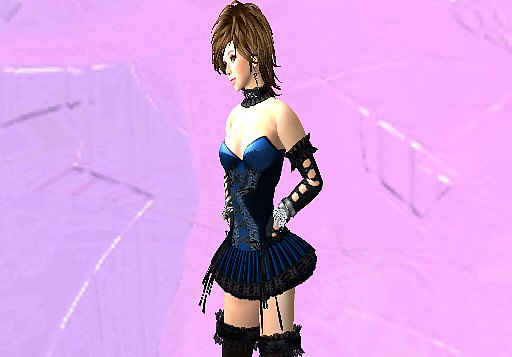 新作!フリフリお尻のビスチェドレス