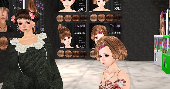 新作!かわゆいお子様ヘアーとフリーのヘアー