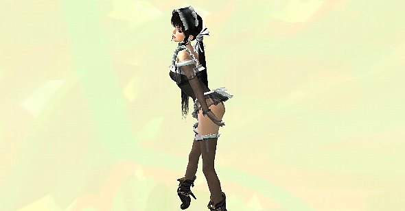 禁断!スケスケスーパーミニメイド
