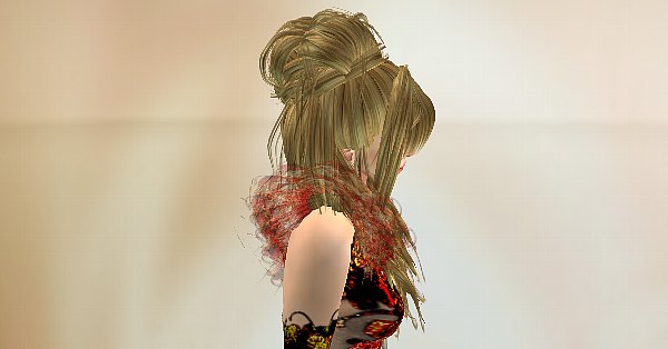 新作!キュートなお団子ロングヘアー