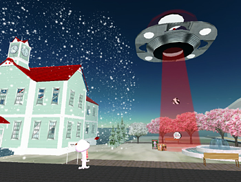 火星人カフェ、オープン。