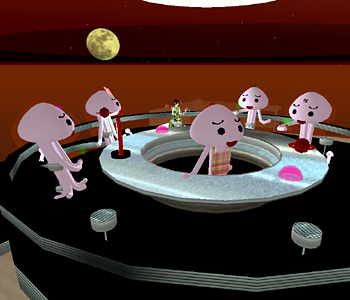 火星人カフェ、オープン。