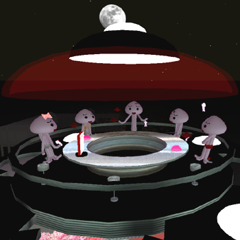 火星人カフェ、オープン。
