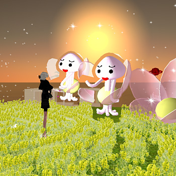 恵方巻と火星人。