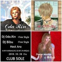 Sole様定例 Live DJ Oda.Rin/DJ Bibu/Host Aru