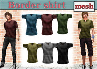::moph:: Border shirt mesh 2013/05/14 23:57:31