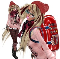 Pink & Red & Check ❤ 2011/11/02 21:18:08