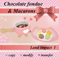 チョコフォンデュとマカロン☆ 2019/06/02 00:00:00