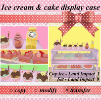 カップアイス＆ケーキのディスプレイケース☆ 2020/02/05 23:00:00