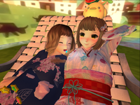 新しいイス＆石ひろい☆