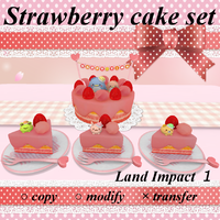 いちごケーキ セット☆ 2020/01/08 18:08:44