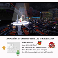 2019 Rulie Cisse Christmas Piano Live in VENEZIA ARIA 2019/12/22 23:49:30
