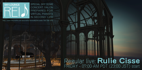 RULIE CISSE REGULAR LIVE IN: “SKY LOUNGE REI” RULIE CISSE REGULAR LIVE IN: “SKY LOUNGE REI”