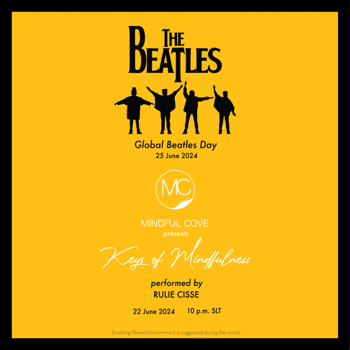 Rulie Cisse @ Mindful Cove THE BEATLES special Rulie Cisse @ Mindful Cove THE BEATLES special
