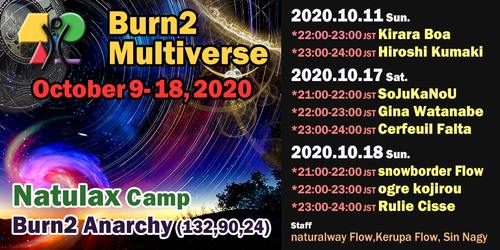 BURN2 NATULAX CAMP