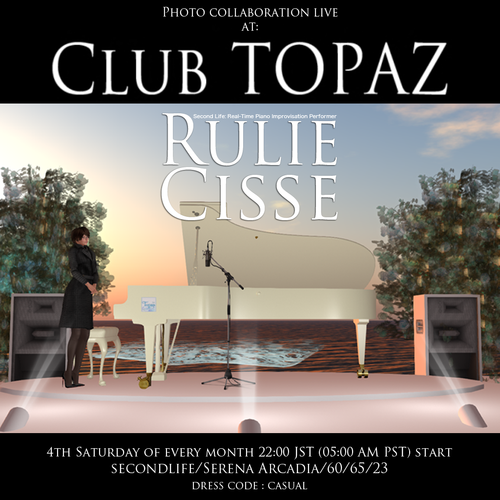 RULIE CISSE フォト共演ライブ@CLUB TOPAZ RULIE CISSE フォト共演ライブ@CLUB TOPAZ