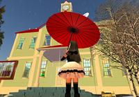 **　雨の時計台　** 2009/01/15 22:17:44