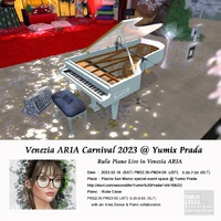 Rulie Cisse Piano Live in Venezia ARIA Carnival 2023